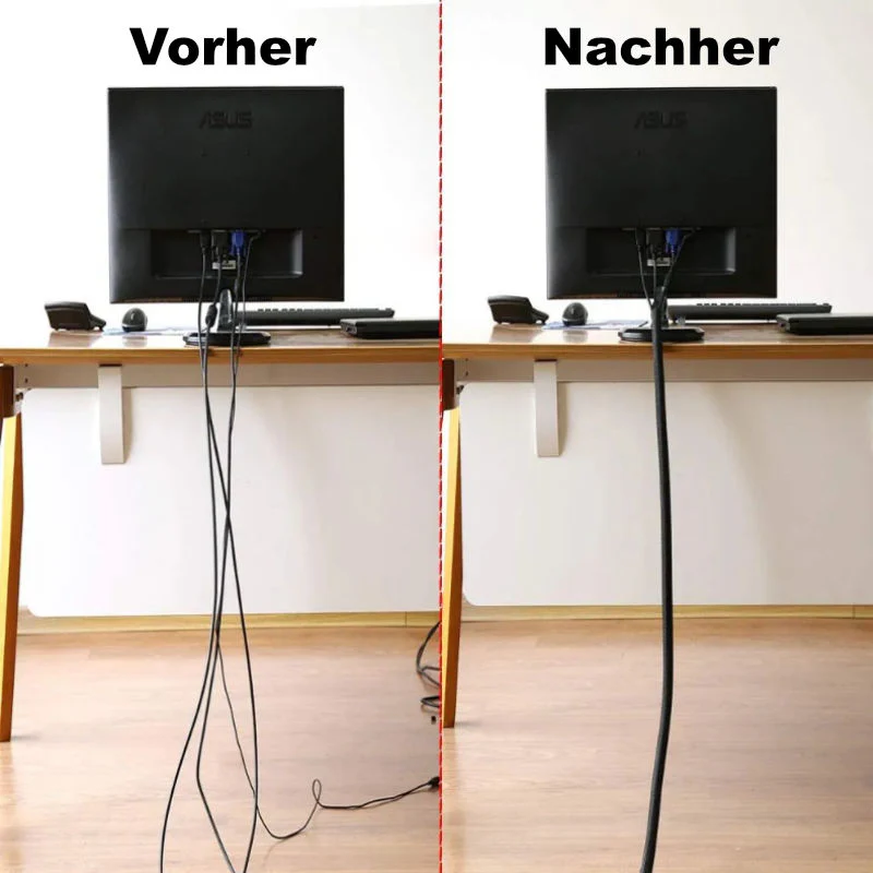 Schlauch zur Kabelführung Kabelmantel Kabelgewebeschlauch Kabelhülle - Image 3