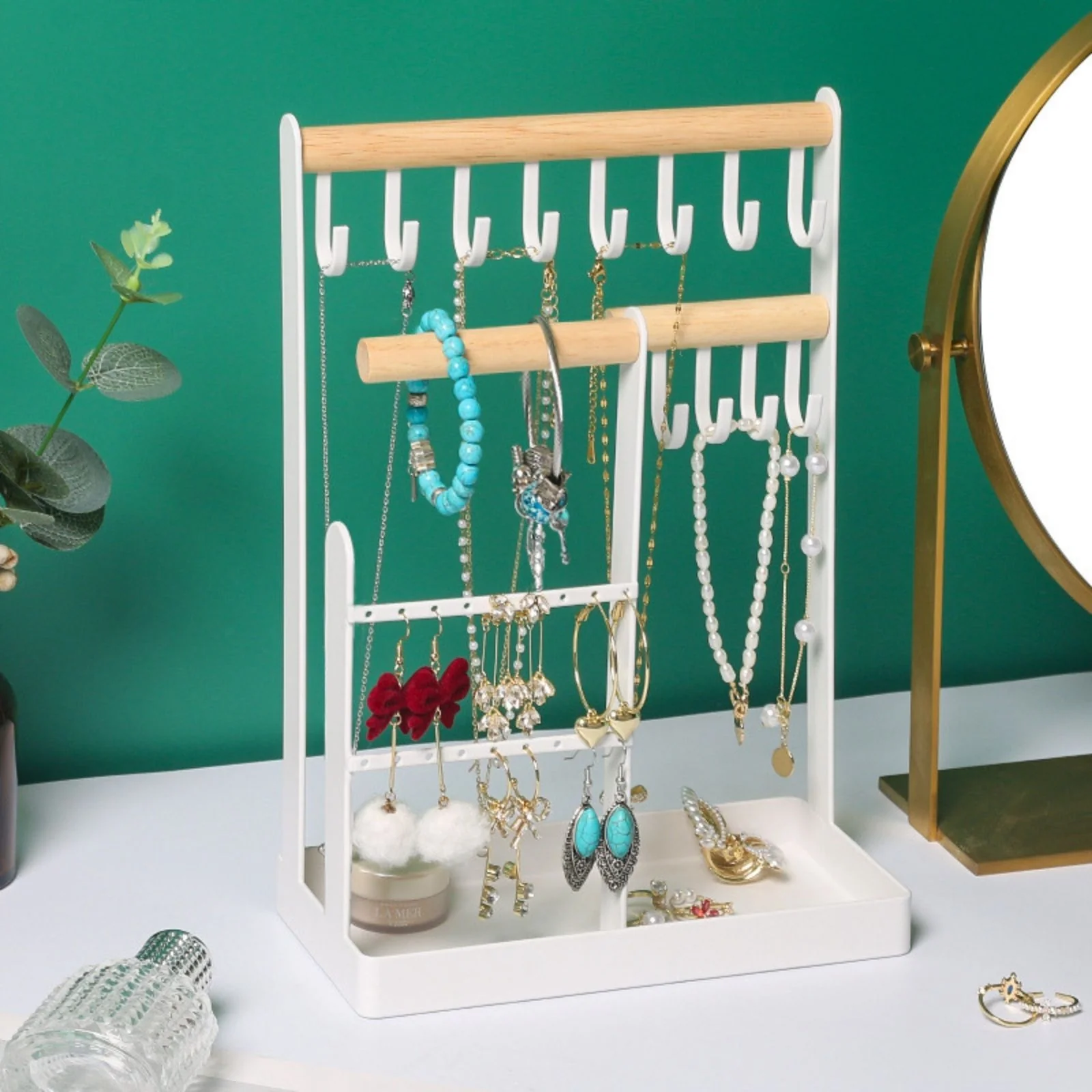 Schmuckständer Schmuckhalter Organizer für Ketten Armbänder Ohrringe - Image 5