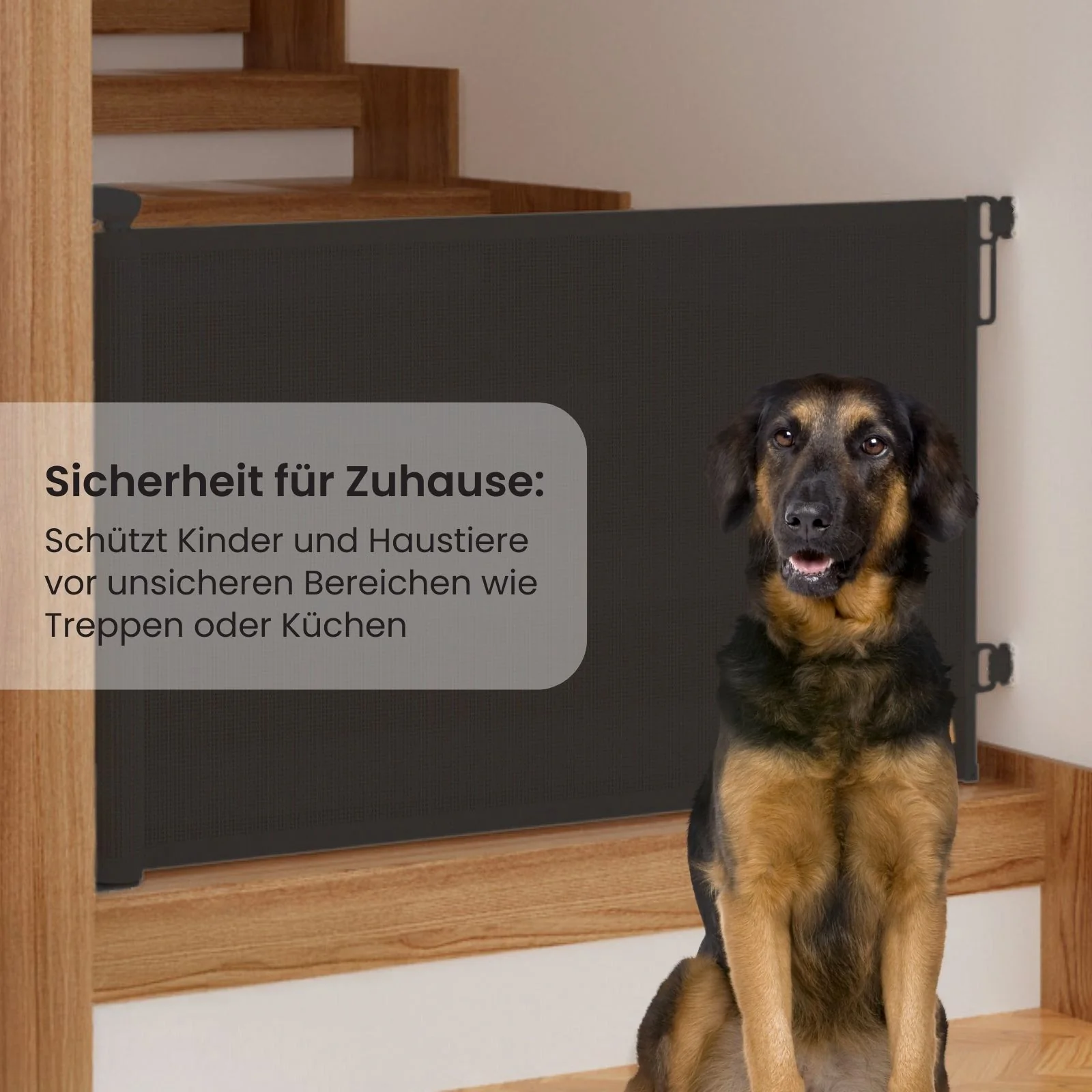 Absperrgitter Schutzgitter Tür-Barriere Treppenschutzgitter - Image 2