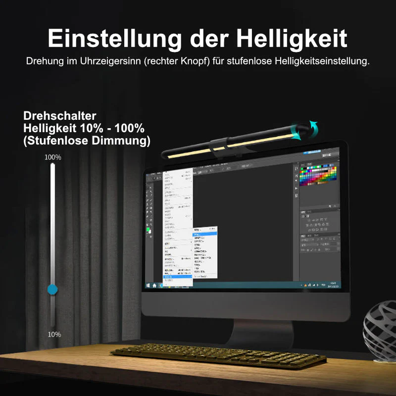 Screenbar Monitorbeleuchtung Bildschirmbeleuchtung Monitorlicht LED - Image 4