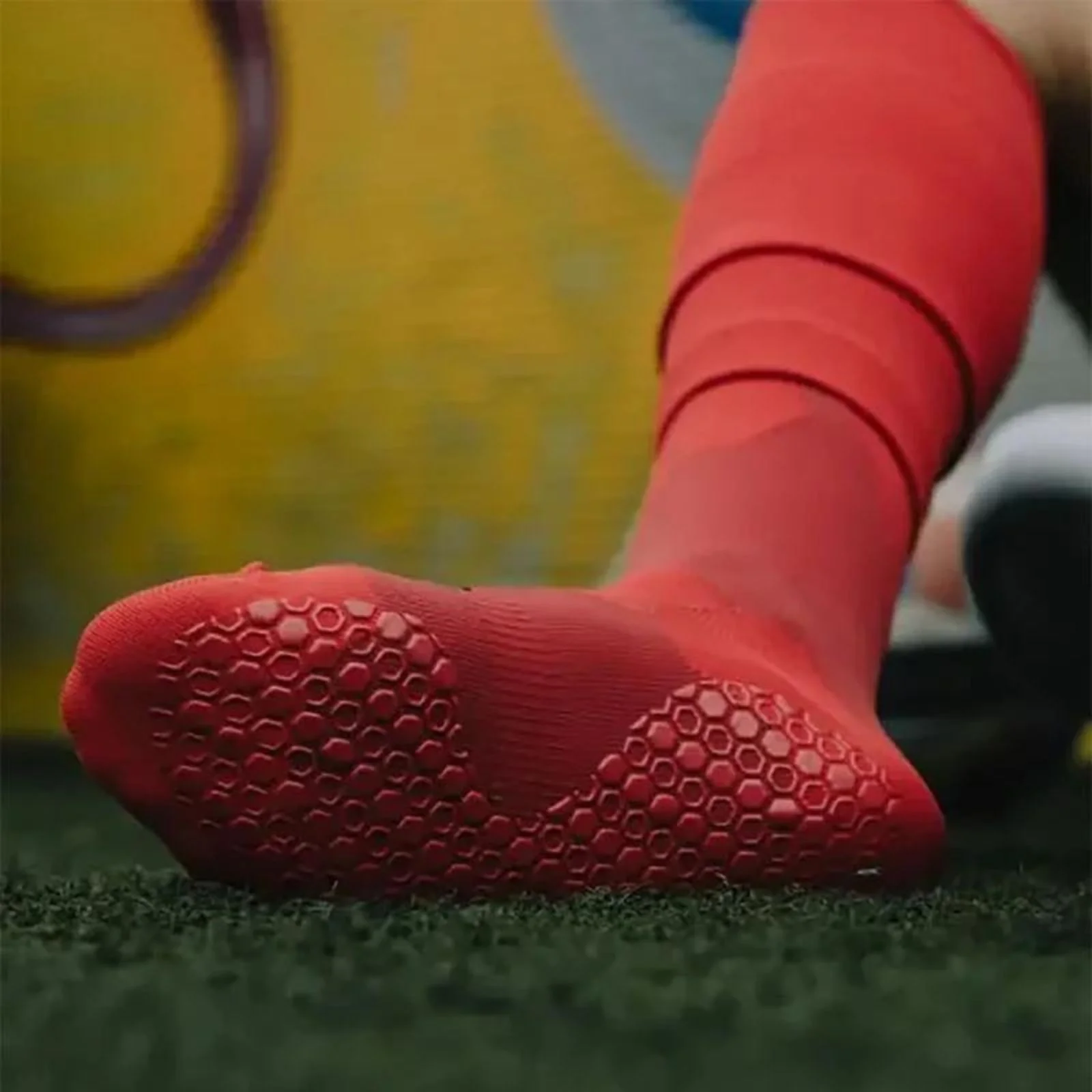 Fussballstulpen und Socken Grösse 36-41 Rot Set Tubxx und GripSoxx - Image 3