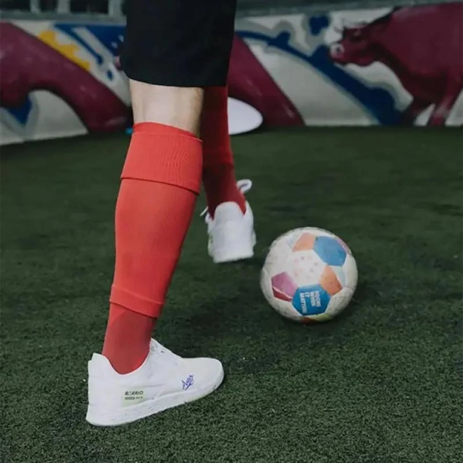 Fussballstulpen und Socken Grösse 42-47 Rot Set Tubxx und GripSoxx - Image 5