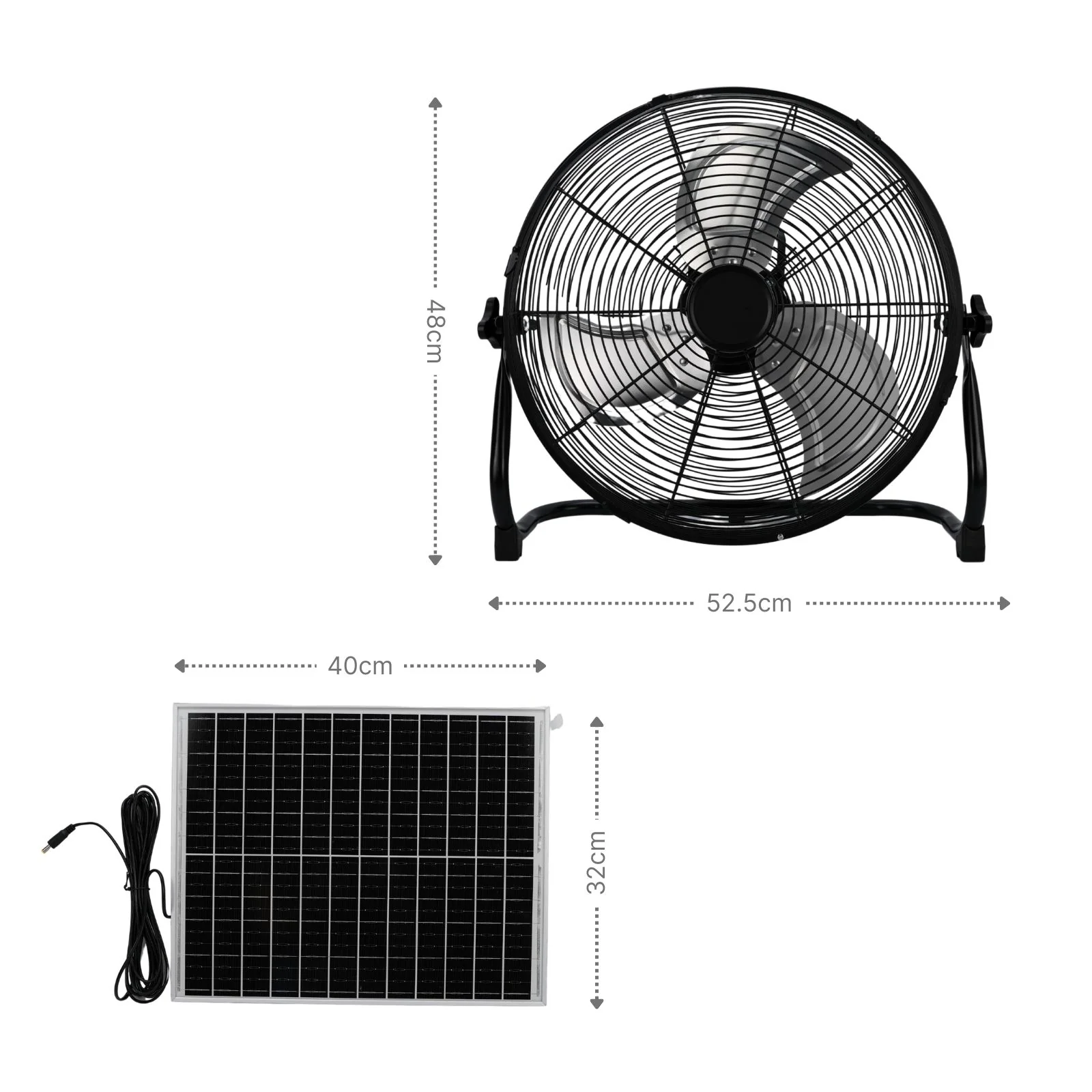 Solarventilator Camping-Ventilator Outdoor-Ventilator Bodenventilator - Image 10