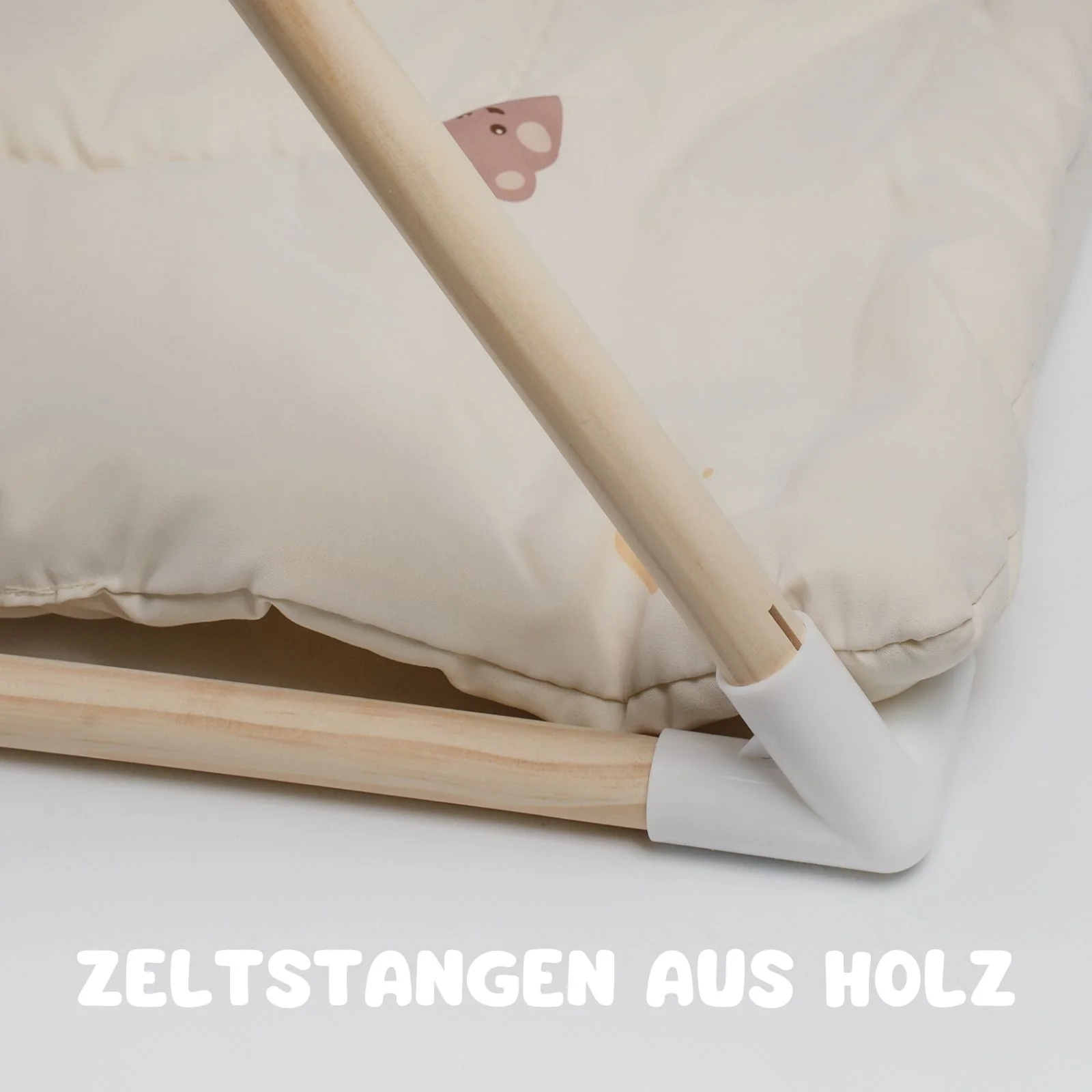 Spielzelt Kinderzelt Kuschelzelt Tipi für Kinder Indoor-Zelt Spielhaus - Image 6
