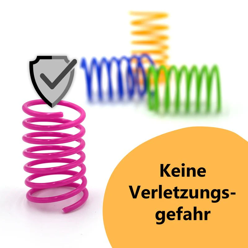 Spiralfedern Katzenspielzeug Geschicklichkeitsspiel Federspielzeug - Image 4