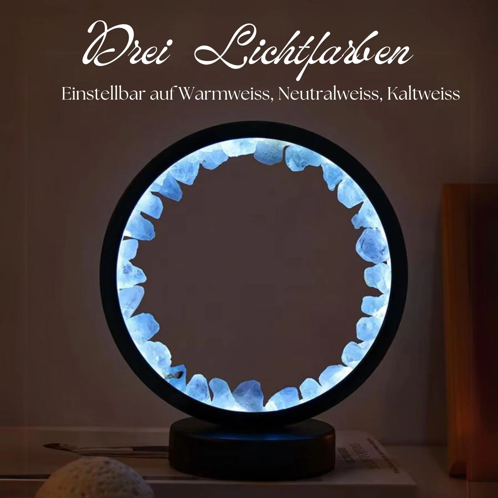 Stimmungslicht Dekotischlampe Nachtlicht Schlafzimmerlampe Nachtleuchte Nachttischlampe - Image 3