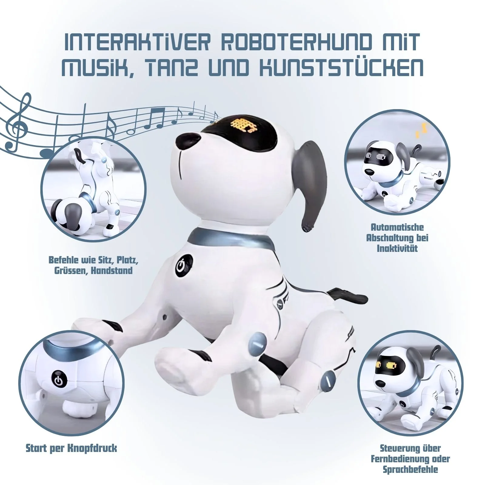 Stunt Dog Roboterhund Ferngesteuerter Spielzeug-Roboter Kinderspielzeug - Image 3
