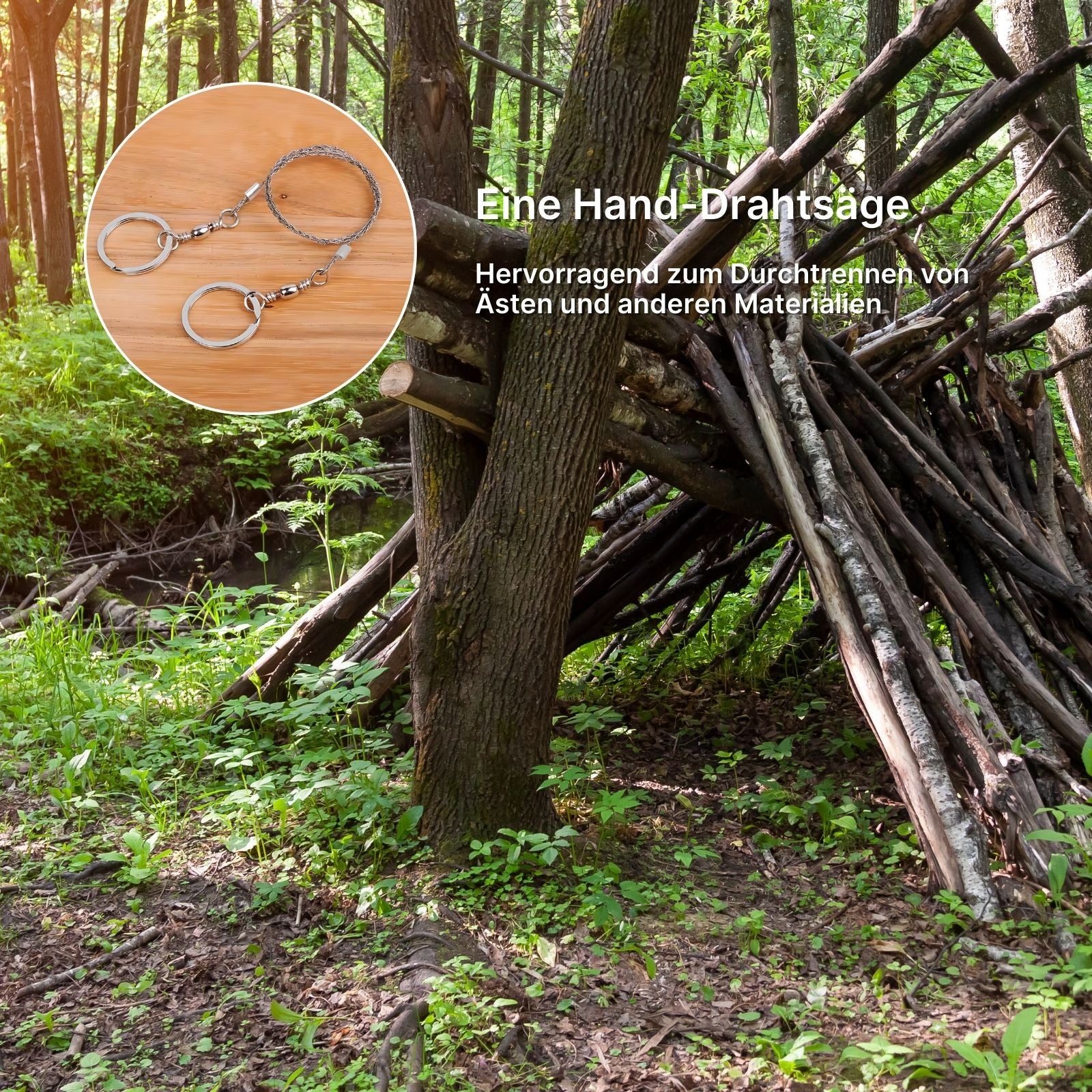 Survival-Kit Multifunktion Camping-Tools Outdoor Notfall Überlebenskit - Image 7