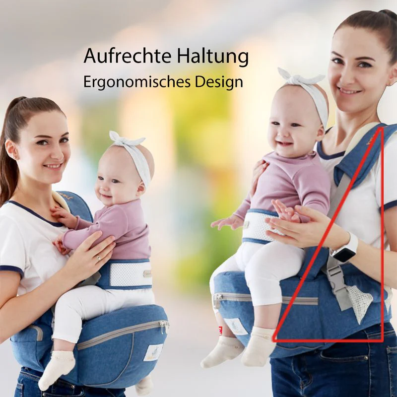 Taillen Hocker Babytragehilfe Baby Carrier Hüftsitz Tragesitz - Image 6