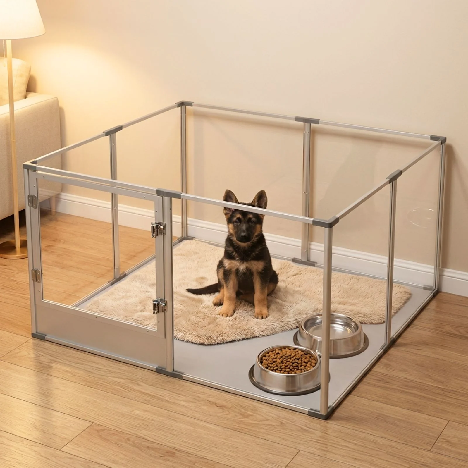 Tiergehege Indoorgehege Welpenauslauf Hundelaufstall Kleintiergehege - Image 7
