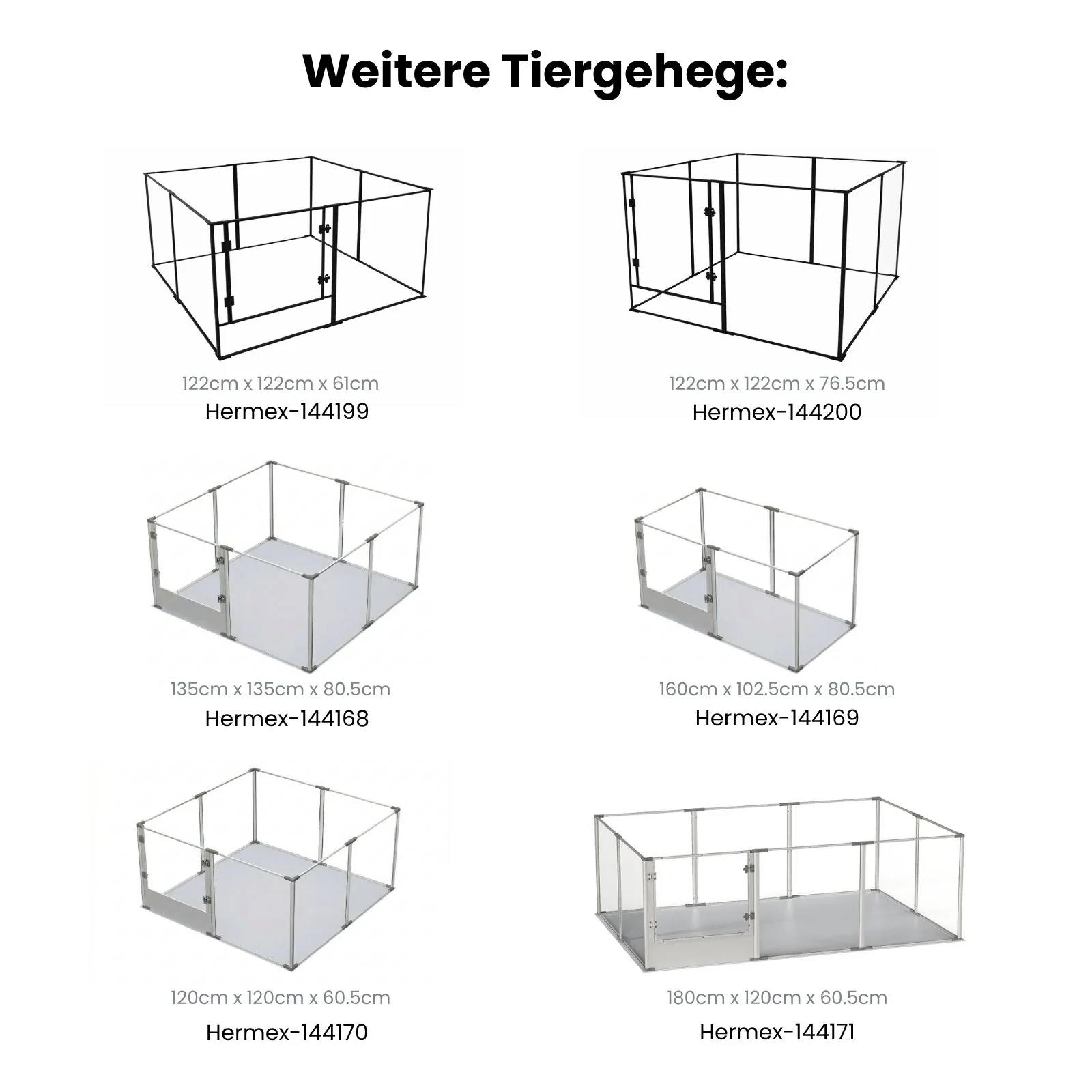 Tiergehege Indoorgehege Welpenauslauf Hundelaufstall Kleintiergehege - Image 8