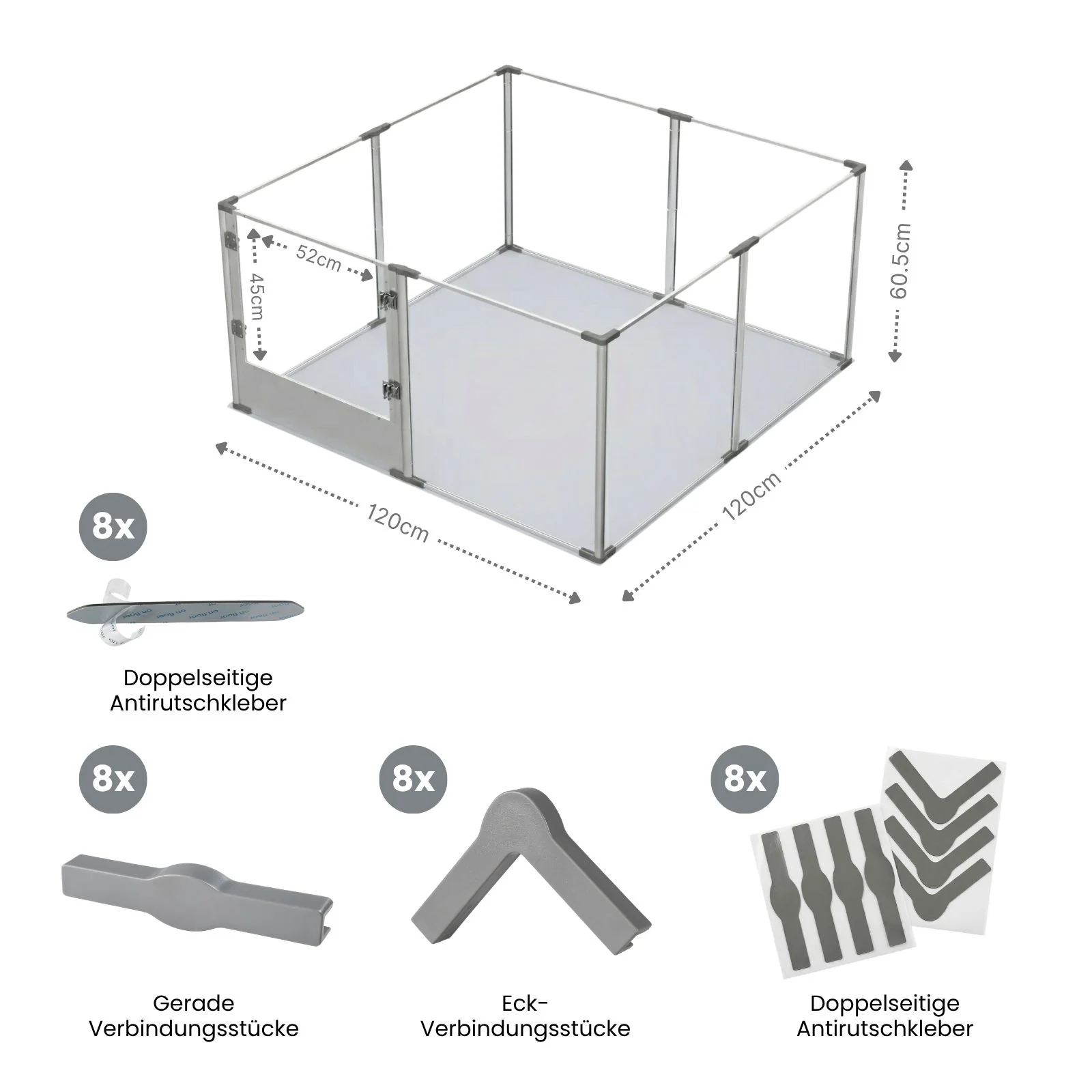 Tiergehege Hundelaufstall Welpenauslauf Indoorgehege Kleintiergehege - Image 6
