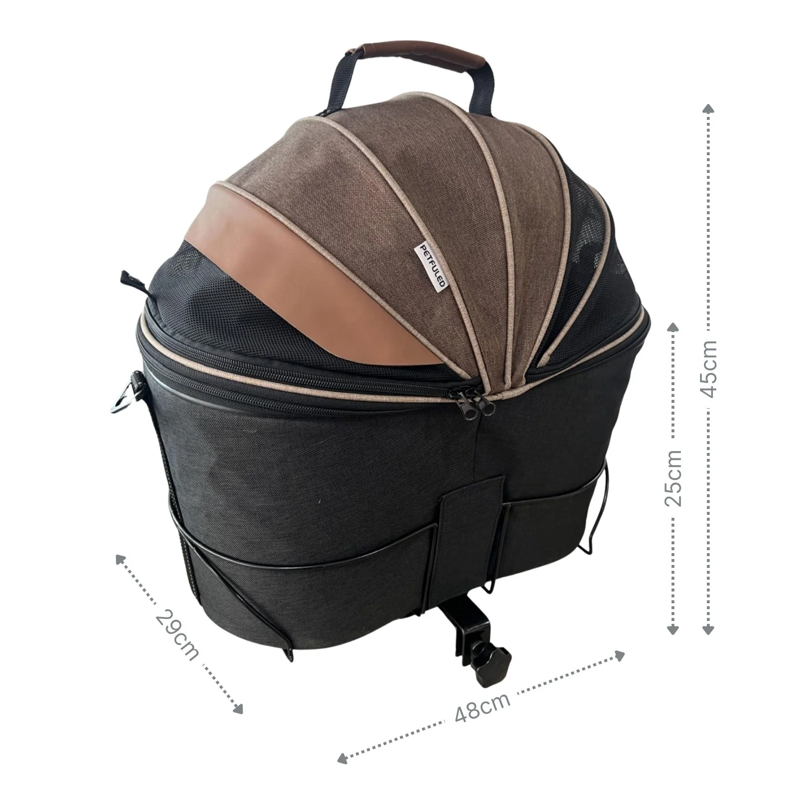 Tiertransporttasche Haustier-Fahrradtasche Transportkorb für Haustiere - Image 8