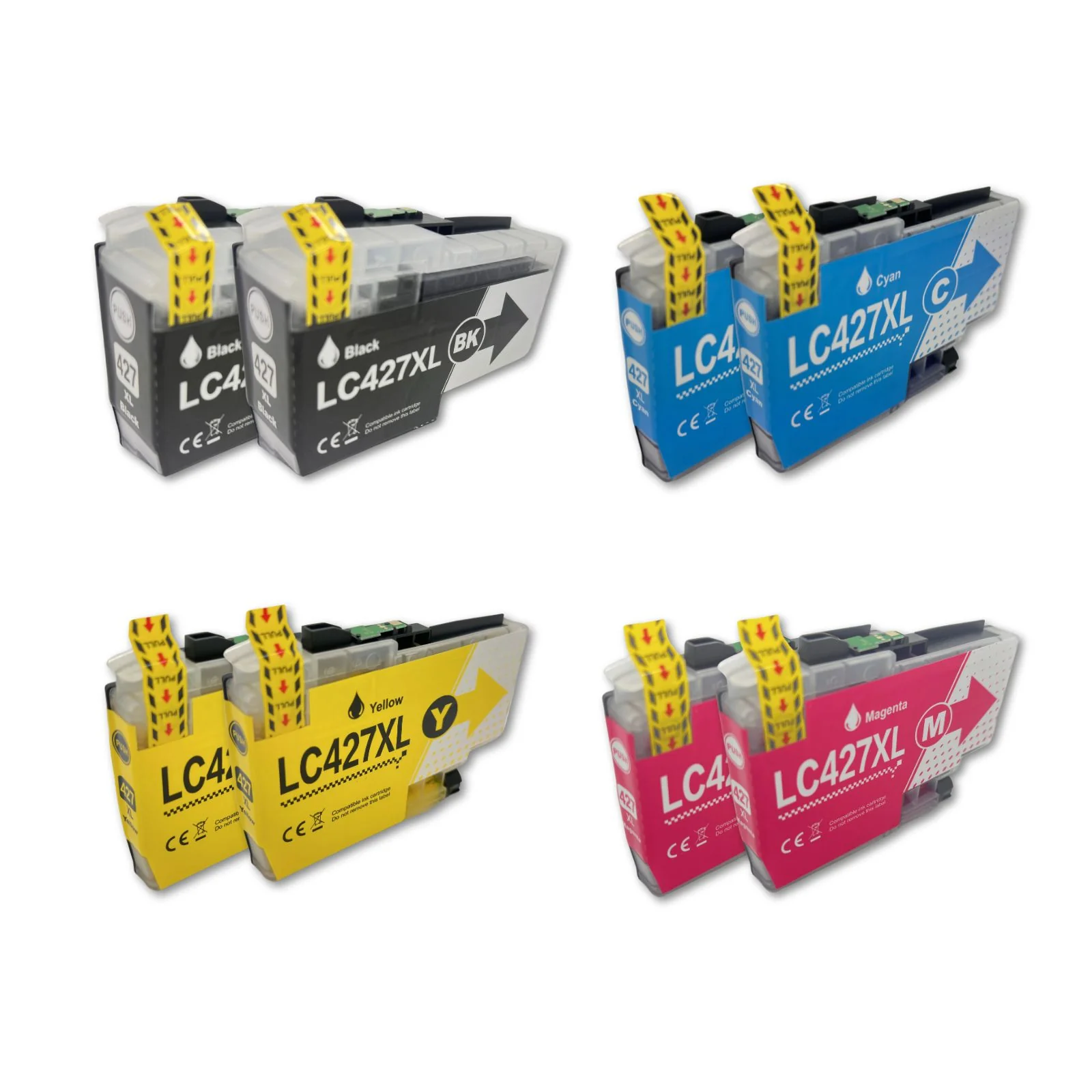 Kompatible Tintenpatrone XL für Brother MFC-J6959DW - Black Cyan Yellow Magenta - 8er Set