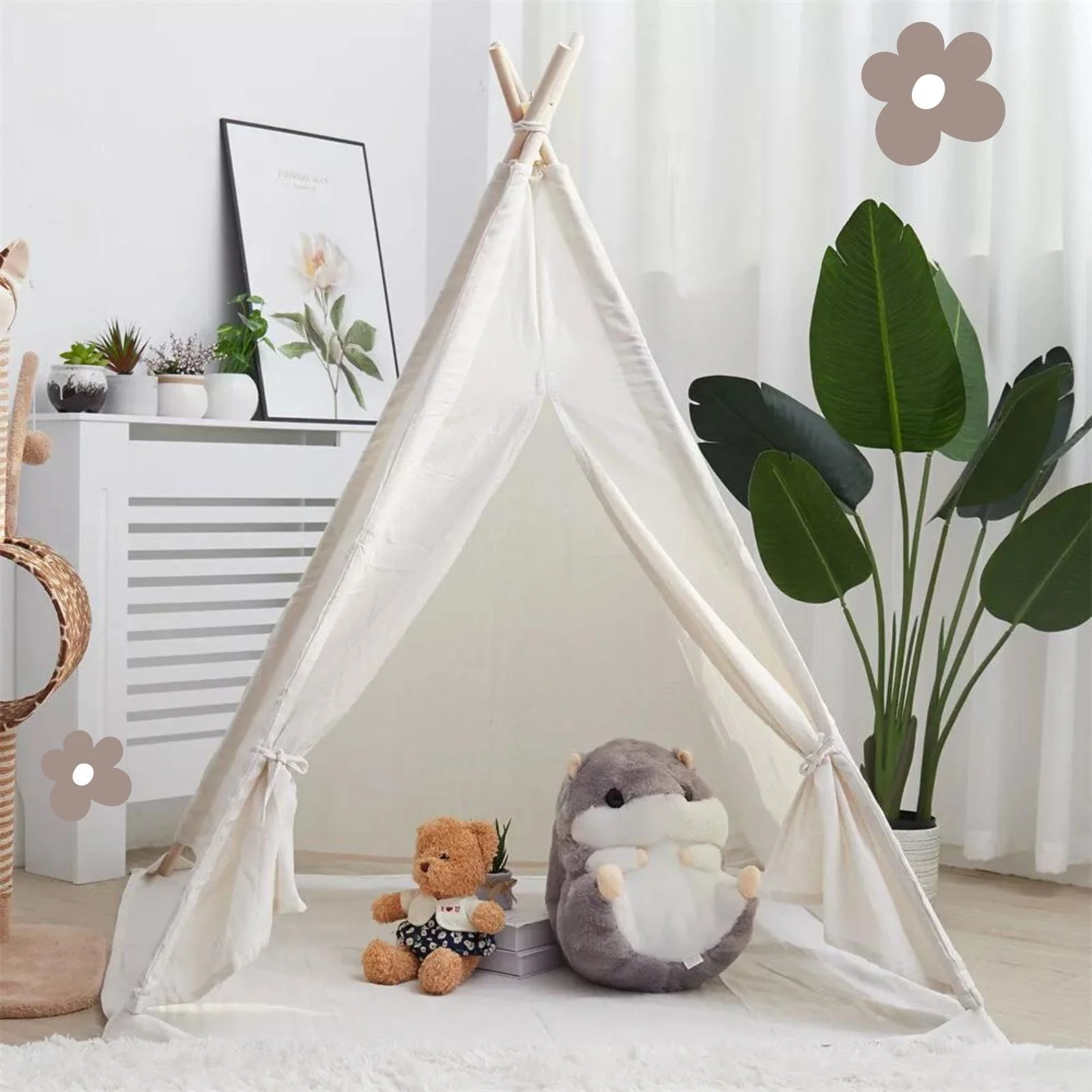 Tipi für Kinder Zelt Spielzelt Kinderzelt Indoor-Zelt - Image 3