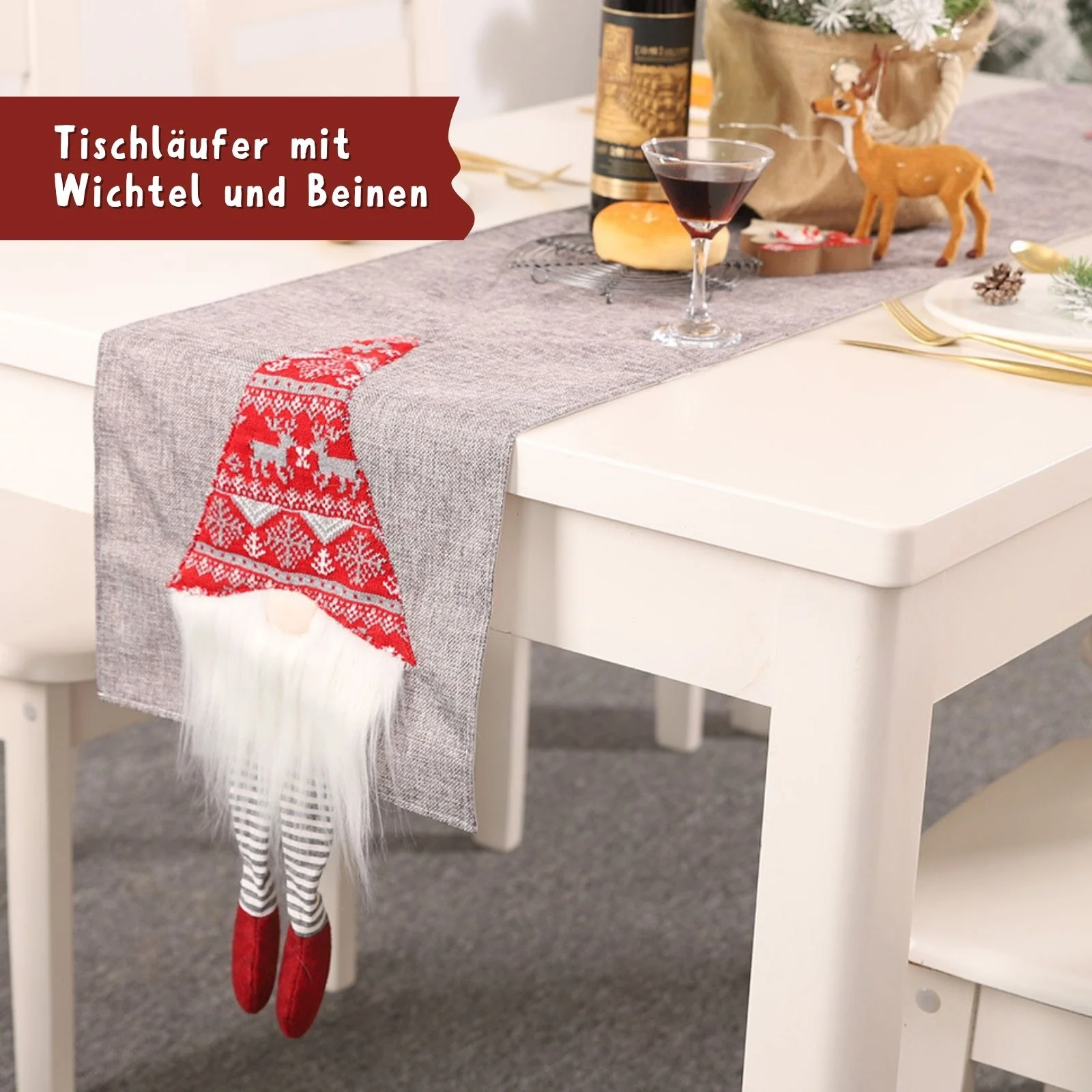 Tischläufer Deko-Läufer Tischband Tischdecke Tischdeko Weihnachtsdeko - Image 2