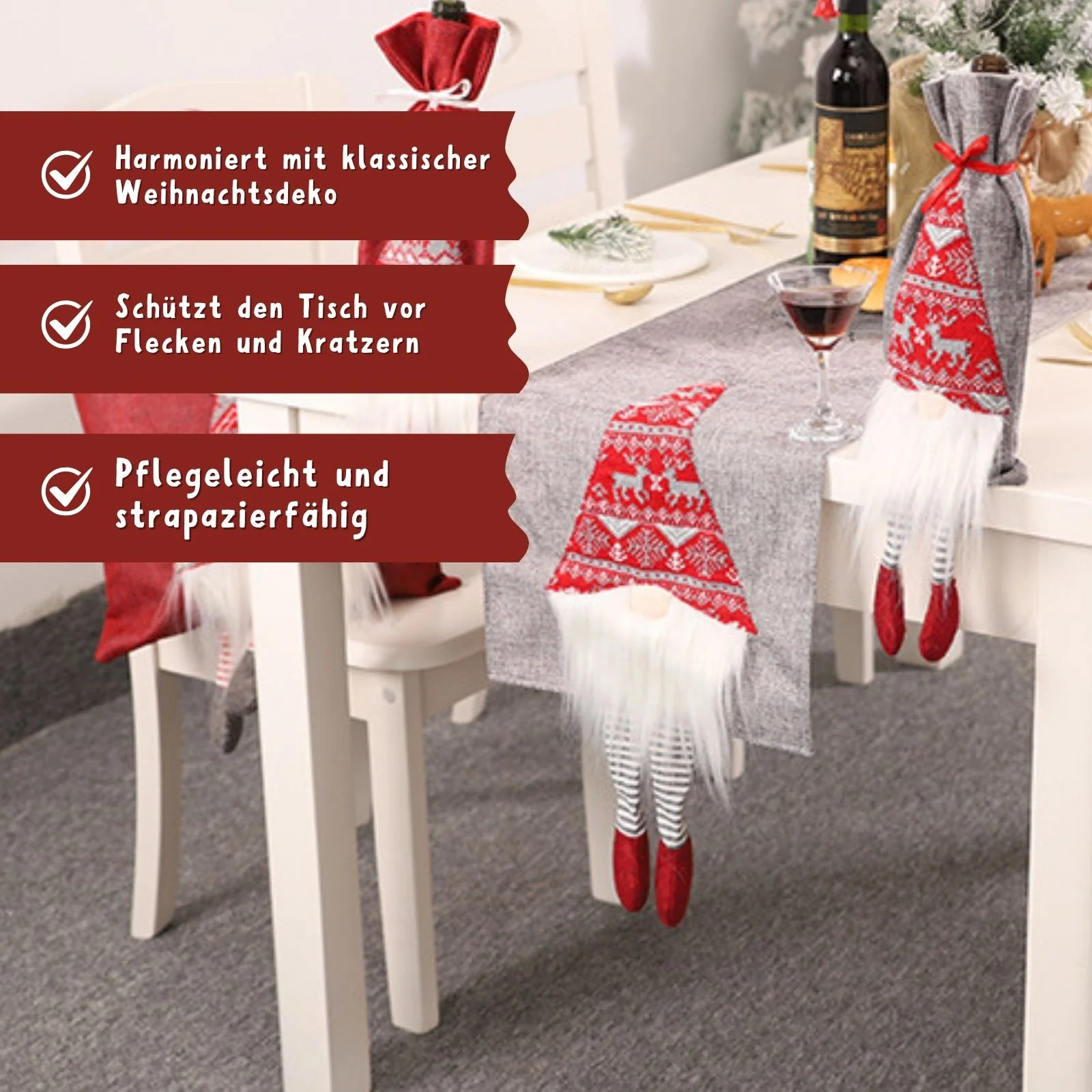 Tischläufer Deko-Läufer Tischband Tischdecke Tischdeko Weihnachtsdeko - Image 3