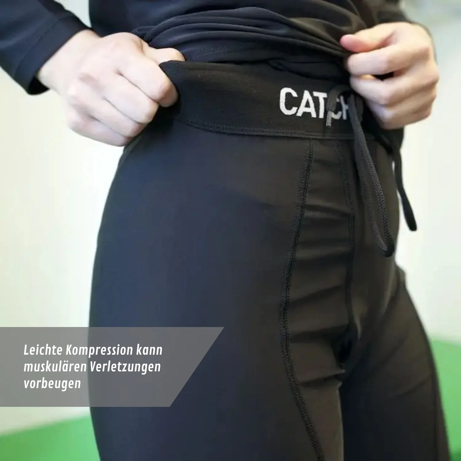 Atmungsaktive Sport-Leggings 3/4-lang Gr. 128 Funktionshose Unterziehhose - Image 3