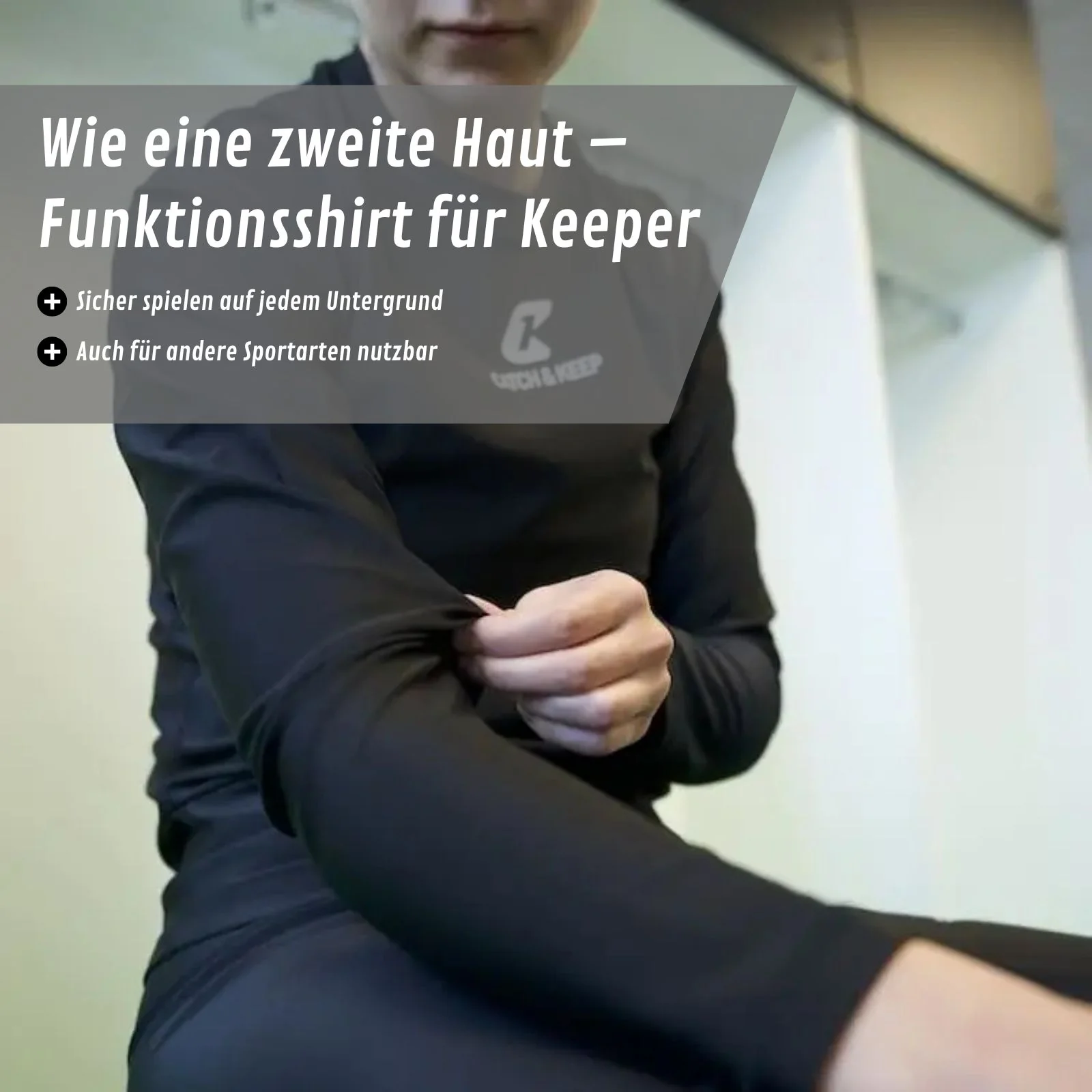 Atmungsaktives Sport Kompressions Shirt Gr. S Funktionsshirt Unterziehshirt - Image 2