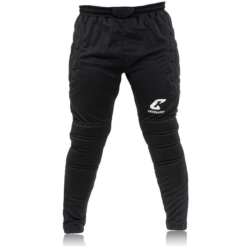 Torwarthose Flight Protection Gr. 164 Schwarz Fussball Goalie Torwart Trainingshose