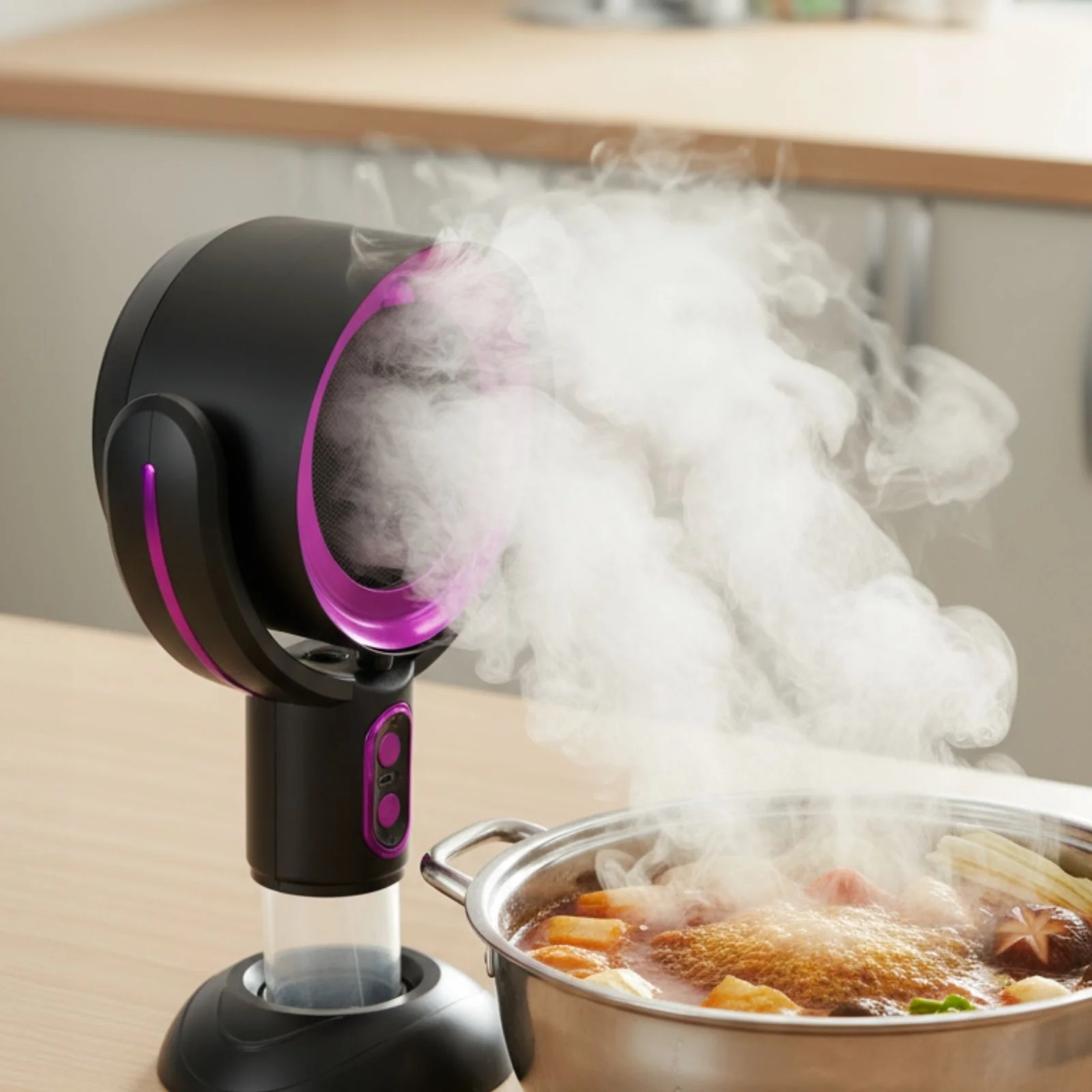 Luftreiniger für den Tisch Rauchfilter Ölfilter USB-Rauchabzug - Image 4