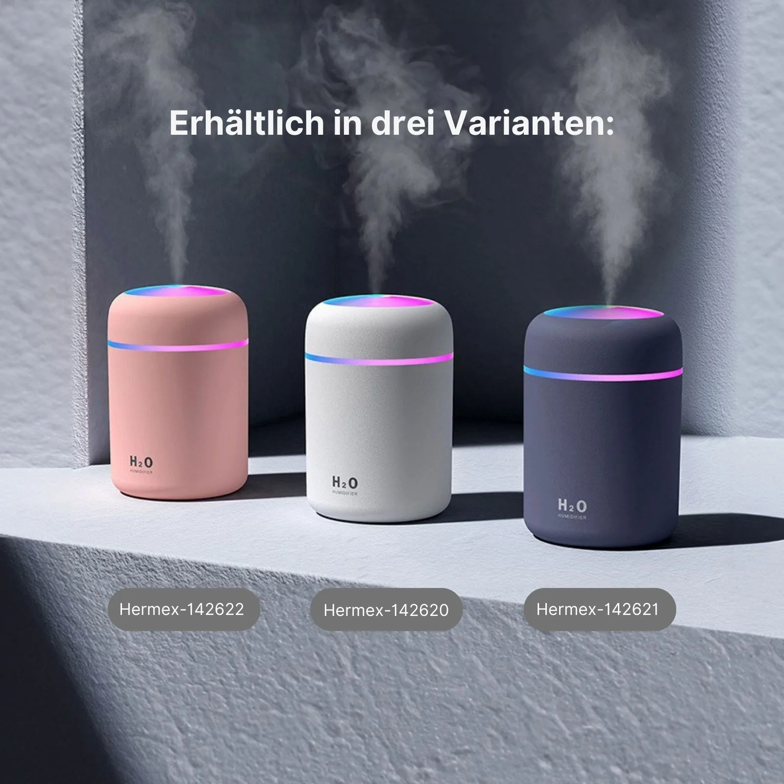 Tragbarer Luftbefeuchter Ultraschall Diffusor Mini-Luftbefeuchter - Image 9