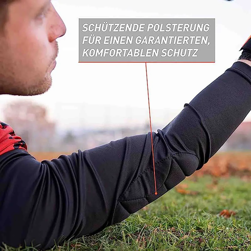 Trikot Protection Torwarttrikot Gr. M Rot-Schwarz Fussball Torwart Shirt Oberteil - Image 3