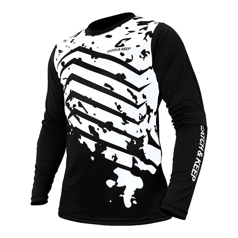 Trikot Protection Torwarttrikot Gr. XXL Weiss-Schwarz Fussball Torwart Shirt Oberteil