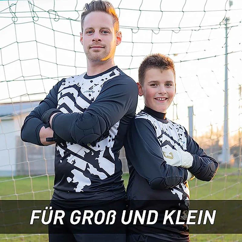 Trikot Protection Torwarttrikot Gr. XXL Weiss-Schwarz Fussball Torwart Shirt Oberteil - Image 4