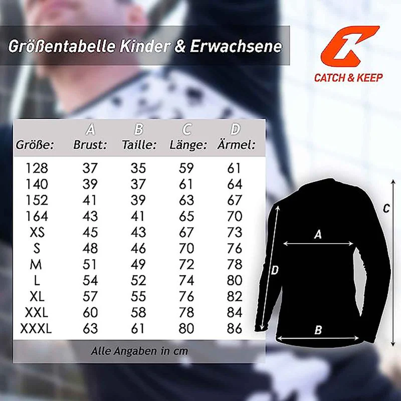 Trikot Protection Torwarttrikot Gr. XXL Weiss-Schwarz Fussball Torwart Shirt Oberteil - Image 7