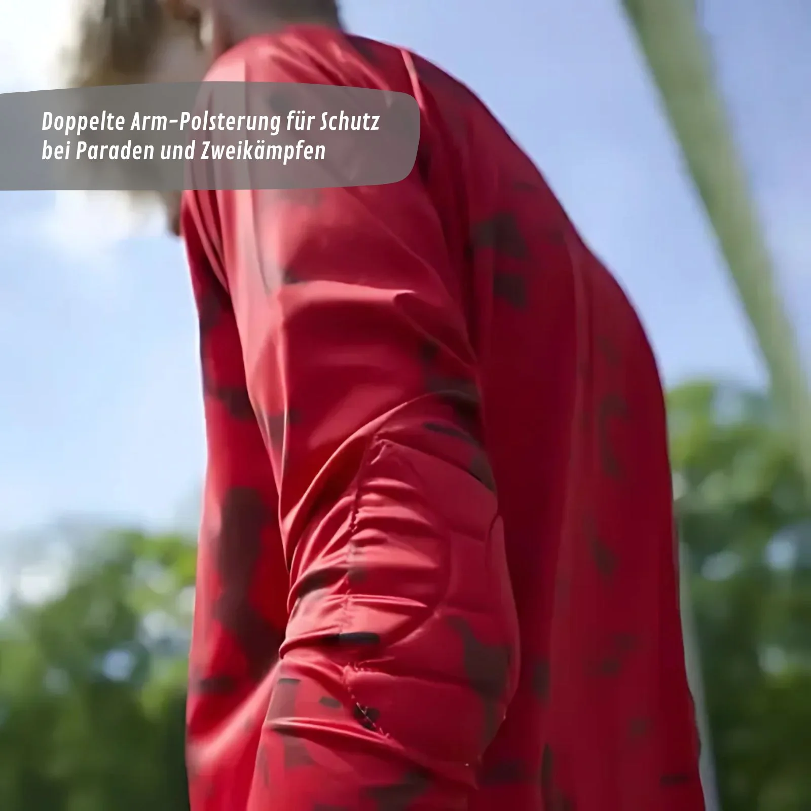 Trikot Red Camou Protection Torwarttrikot Gr. 152 Fussball Shirt - Image 3