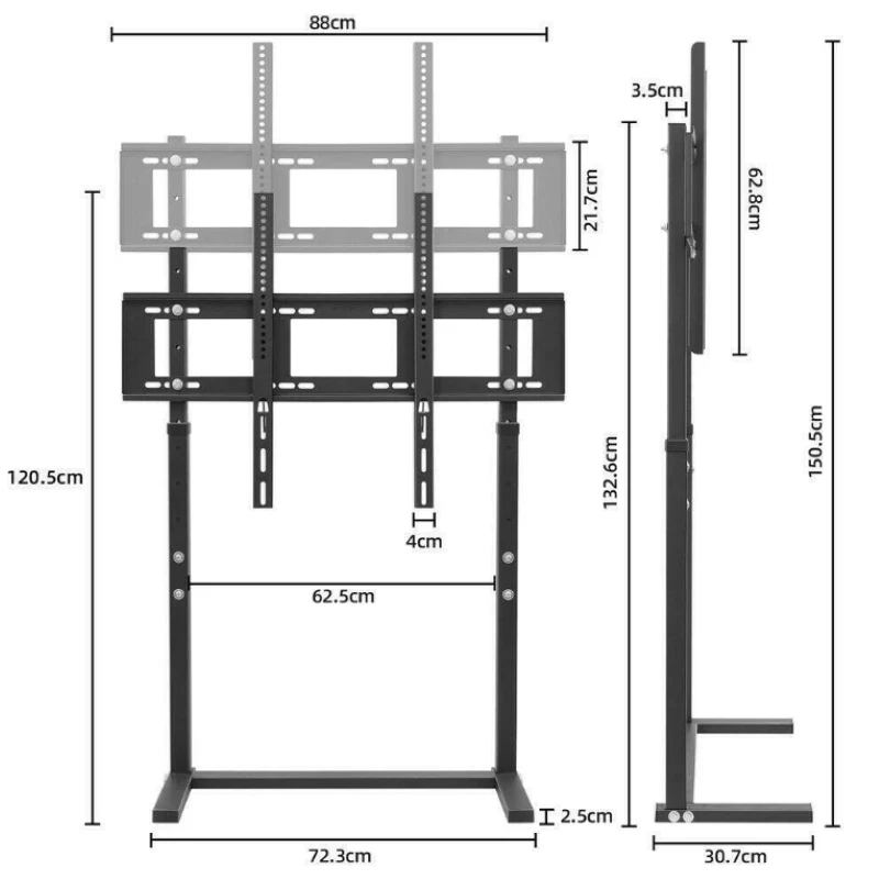 Universal TV-Ständer LCD Fernseher Bildschirm Standfuss Display 100 Zoll - Image 3