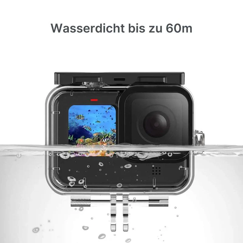 Unterwassergehäuse für Action Cam GoPro Hero 13 12 11 10 9 Schutzgehäuse - Image 4