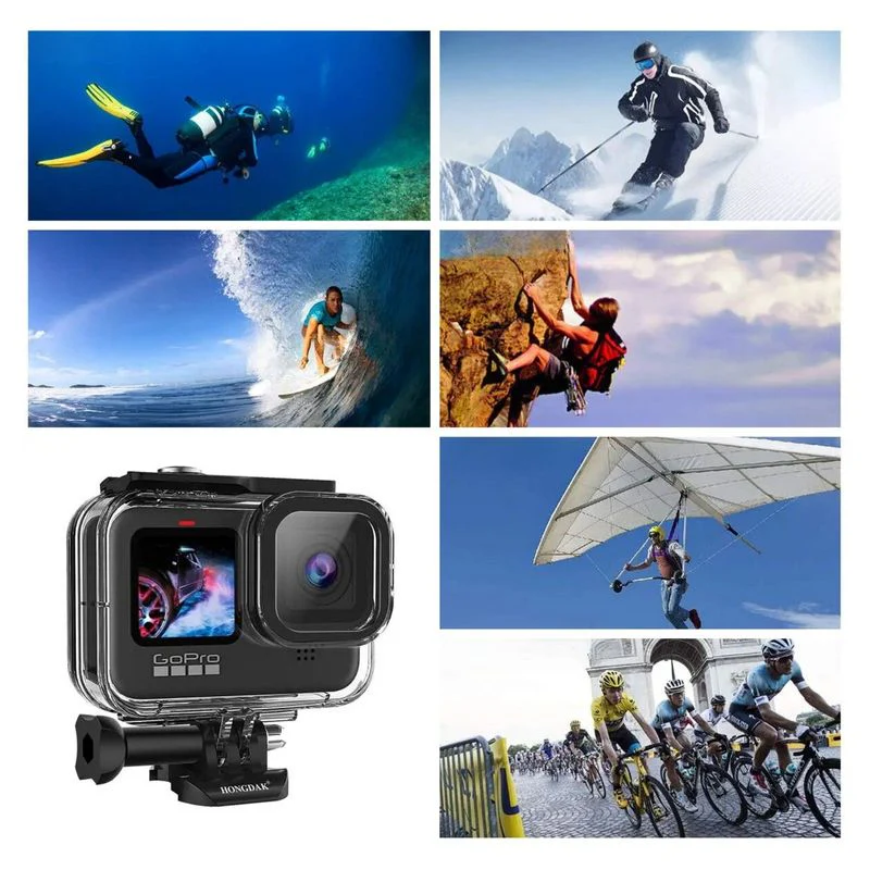 Unterwassergehäuse für Action Cam GoPro Hero 13 12 11 10 9 Schutzgehäuse - Image 6