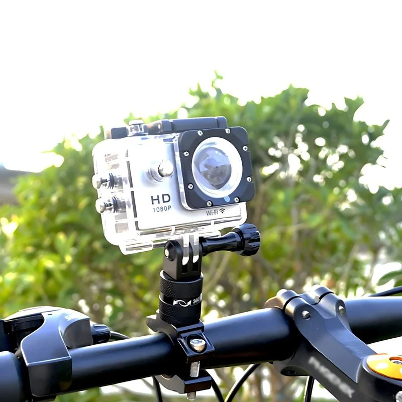 Velo Actioncam-Halterung Fahrradlenker für Insta360 One X GoPro uvm - Image 3