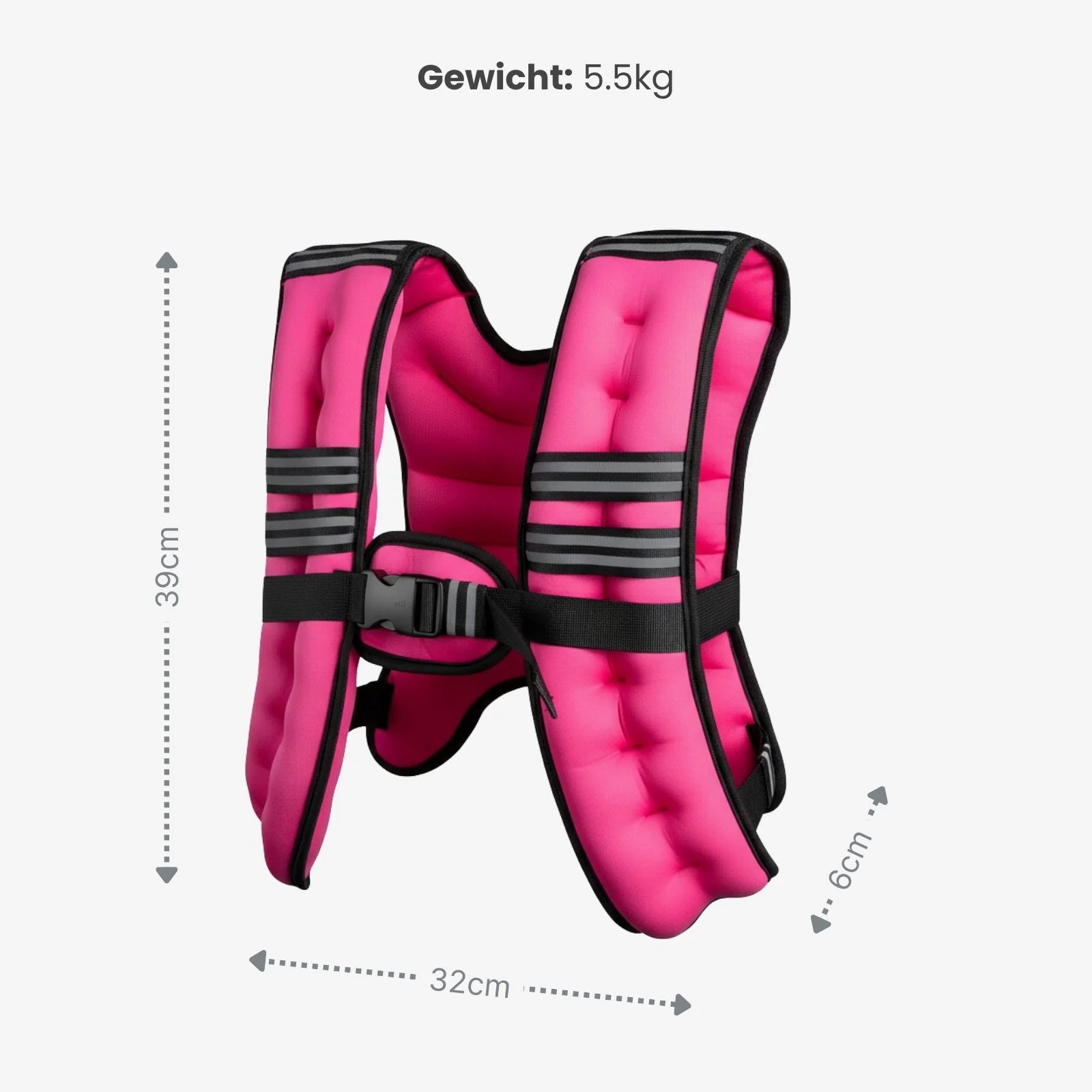 One Size Gewichtsweste 5.5kg Trainingsweste Laufweste Joggingweste - Image 5