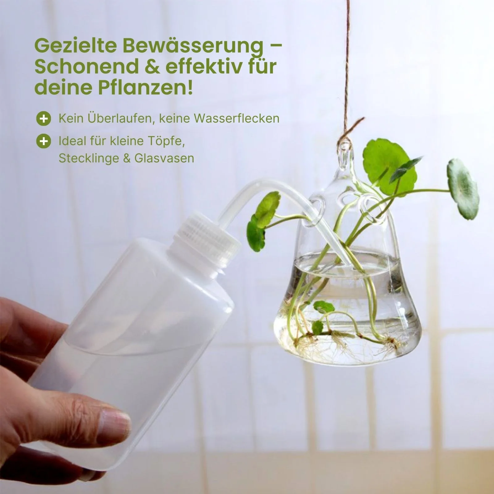 Giesskanne Spritzflasche für Indoor-Pflanzen Blumen-Quetschflasche - Image 3
