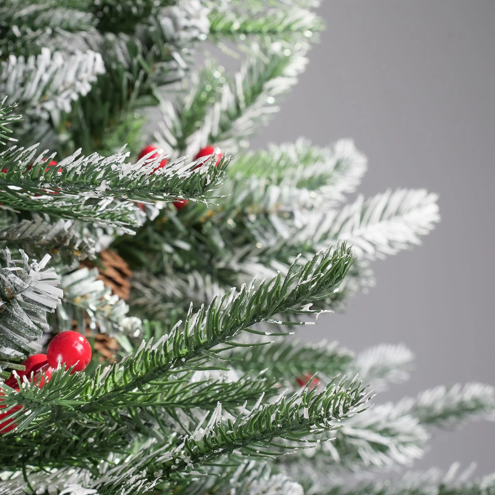 Weihnachtsbaum 150cm mit Schnee Christbaum Kunsttanne Tannenbaum - Image 4