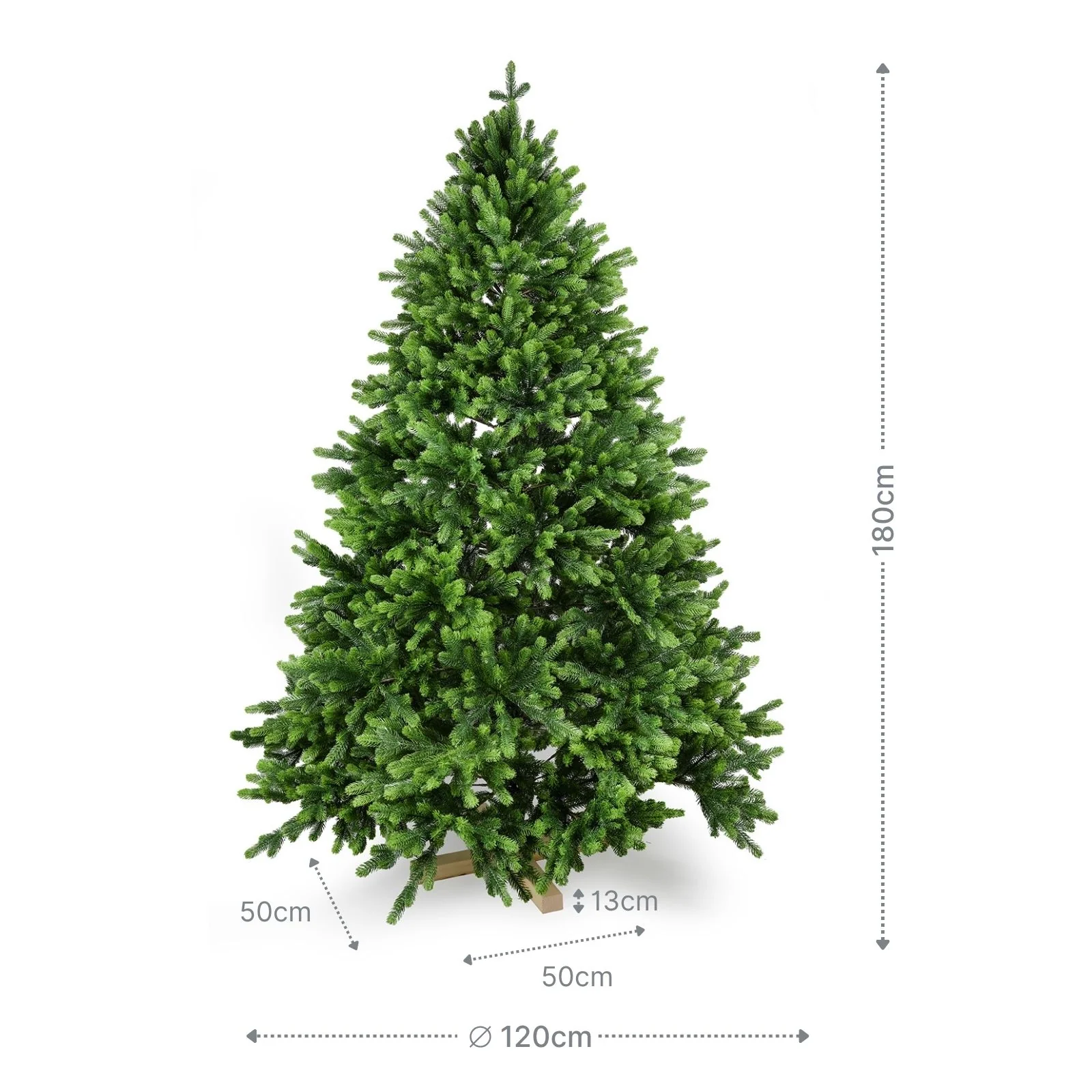 Weihnachtsbaum 180cm Kunsttanne Christbaum Tannenbaum Tanne Xmas-Baum - Image 7