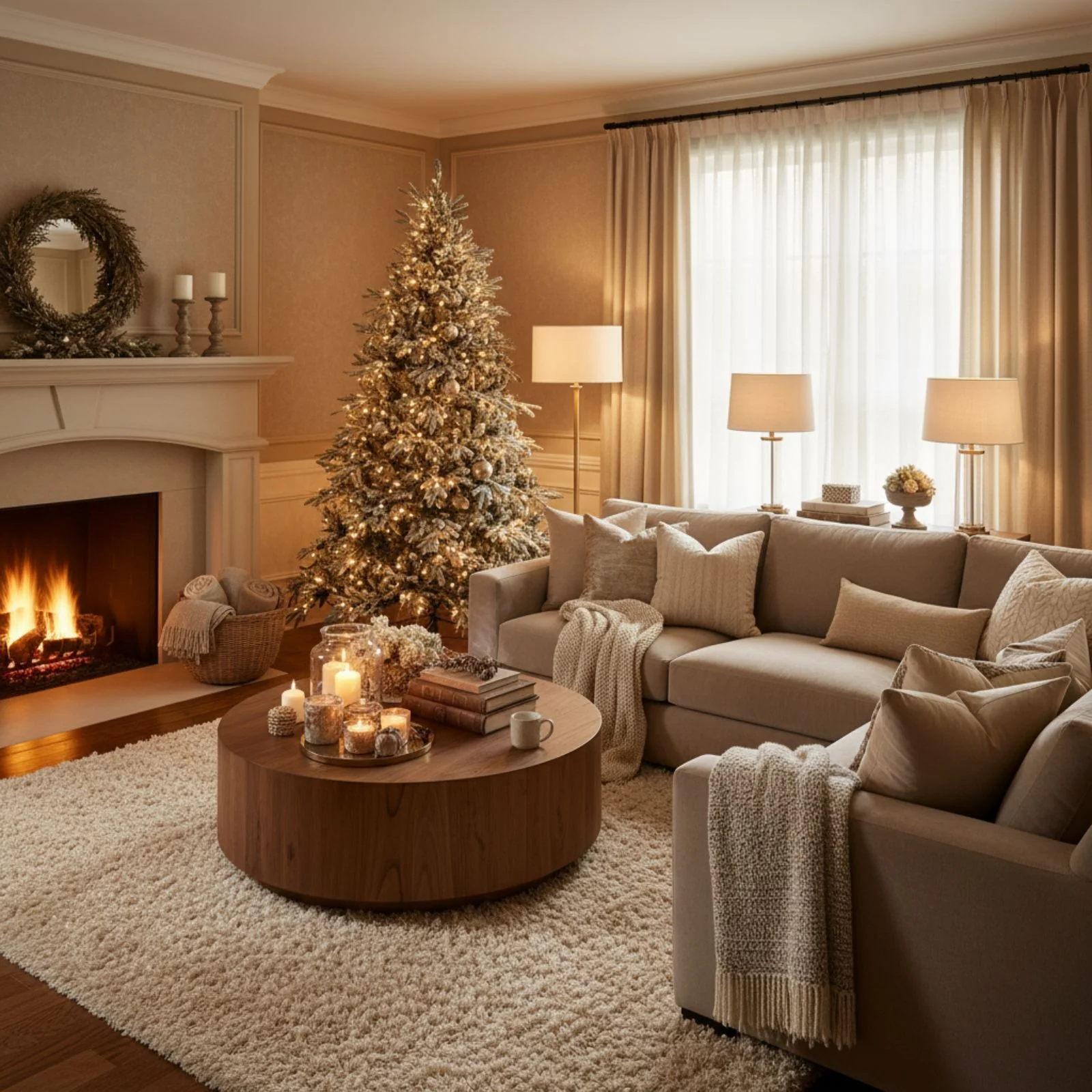 Weihnachtsbaum 210cm mit Schnee und LED Kunsttanne Tanne Christbaum - Image 9