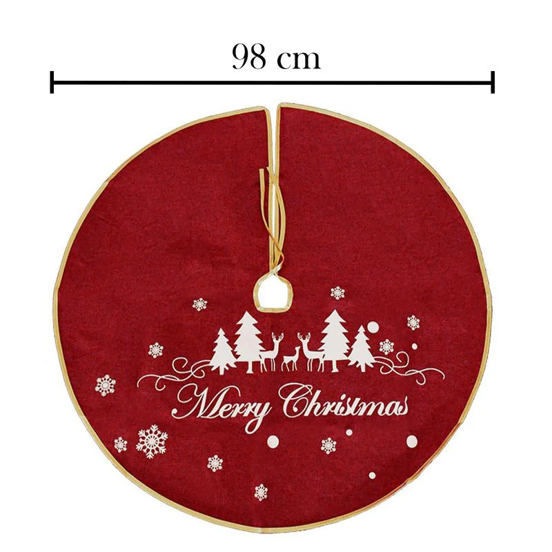 Weihnachtsbaumdecke Christbaum-Rock Tannenbaum-Teppich Baumrock-Matte - Image 2