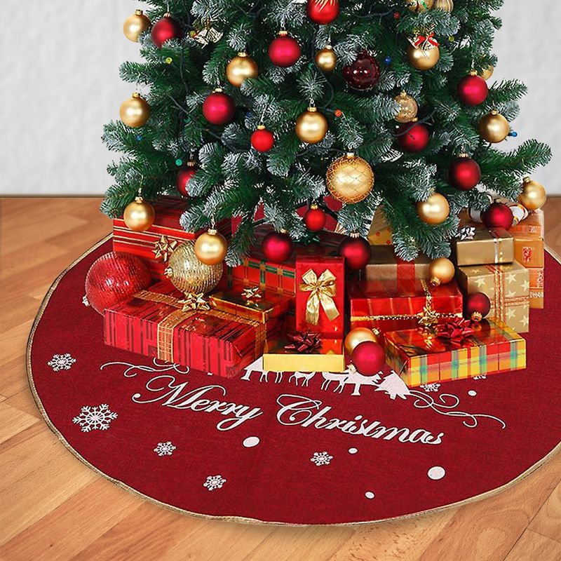 Weihnachtsbaumdecke Christbaum-Rock Tannenbaum-Teppich Baumrock-Matte - Image 3