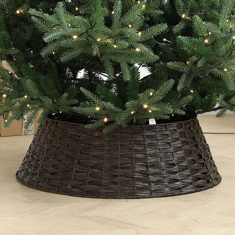 Weihnachtsbaum Rock Kragen Korb Korbabdeckung Tannenbaum Ring - Image 2