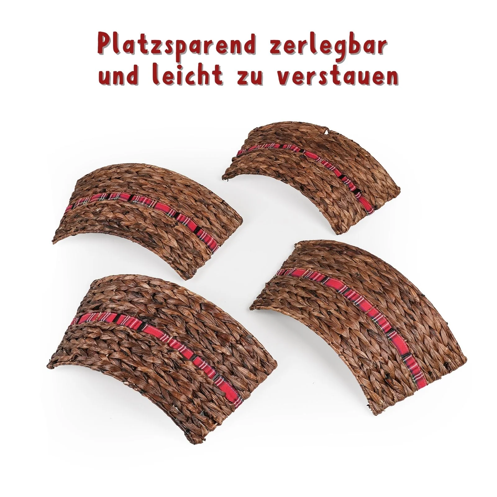Weihnachtsbaumkorb Tannenbaum-Kragen Christbaum-Rock Flechtkorb - Image 5