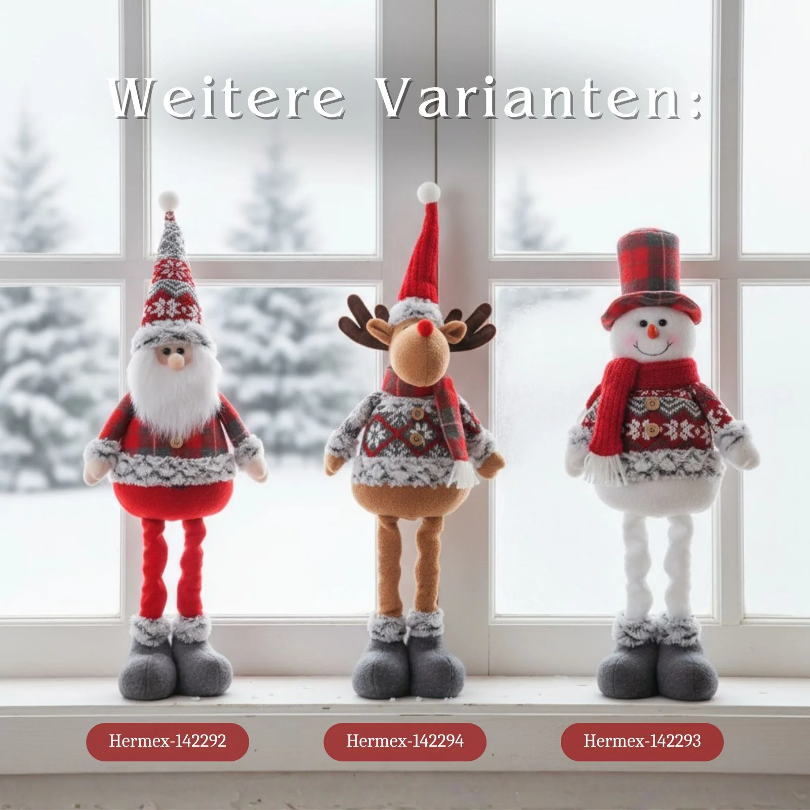 Weihnachtsmannfigur Deko-Weihnachtsmann Stehfigur Weihnachtsmann - Image 7