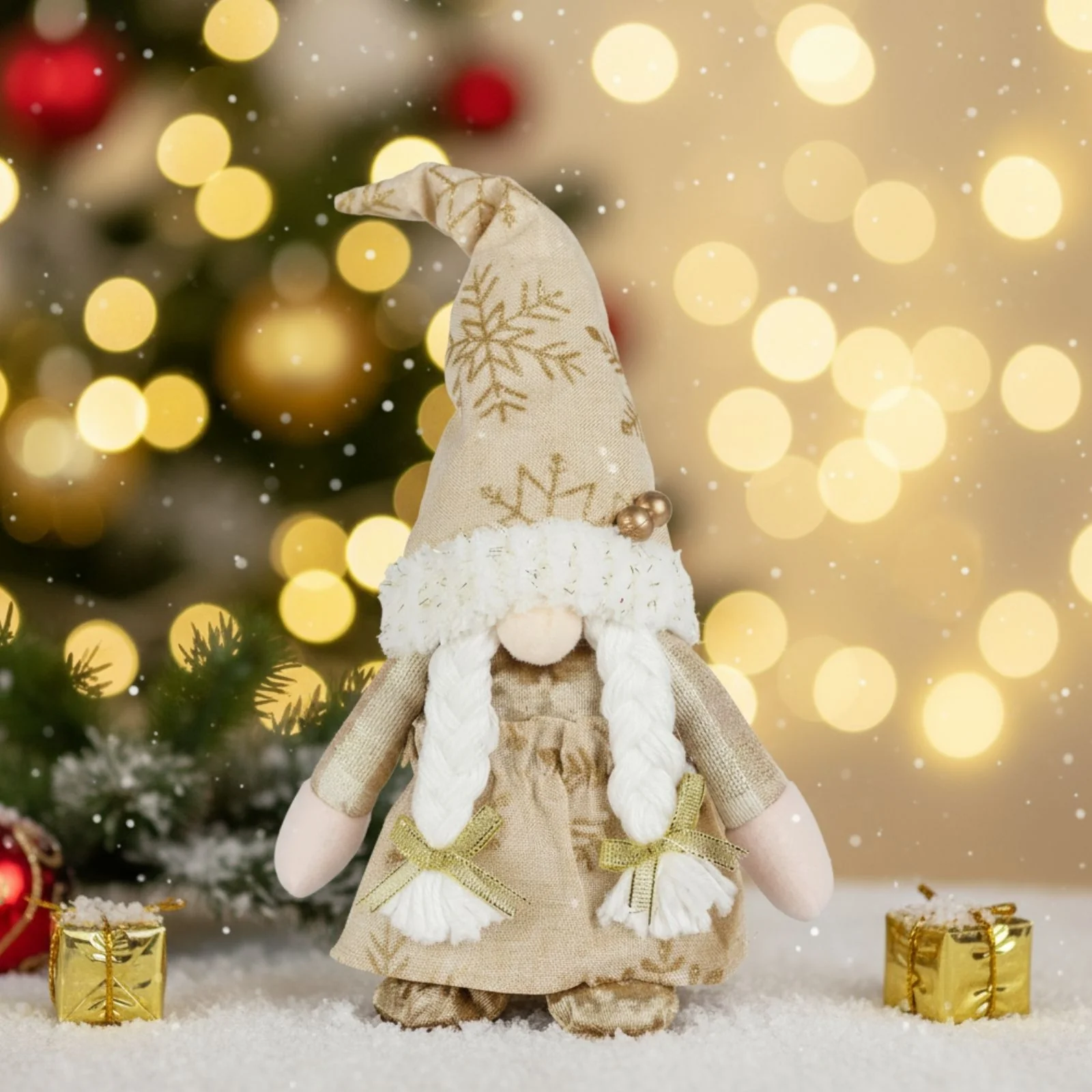 Weihnachtswichtel Frau Nisse Weihnachtsdekoration Dekowichtel Gnom - Image 2