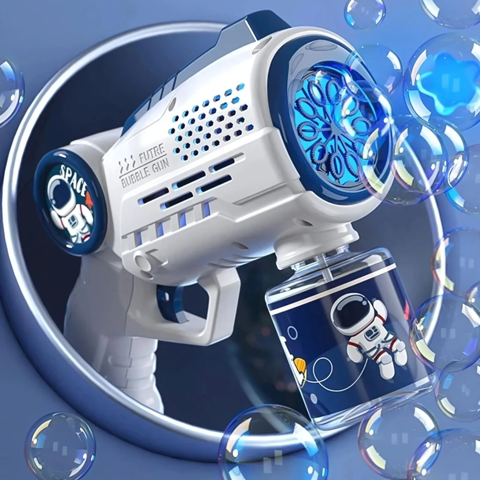 Automatische Seifenblasenmaschine Weltraum-Seifenblasenpistole Bubble Maker - Image 4
